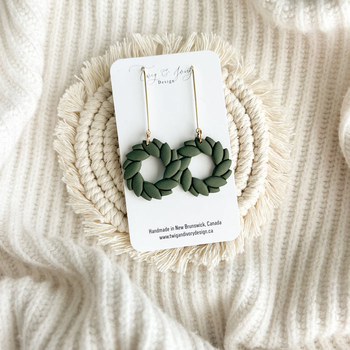 Willa Wreath Dangle | Earring Set
