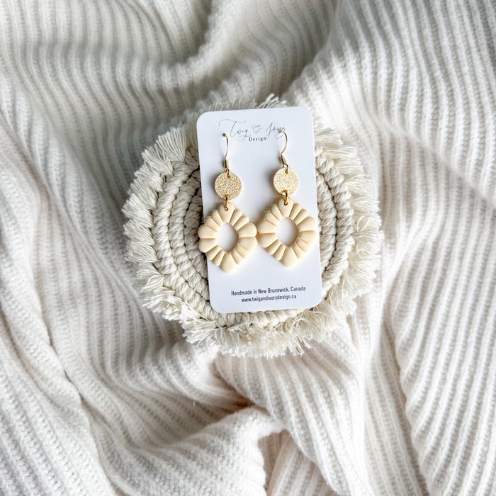 Ang Dangle Earrings | Butter Yellow