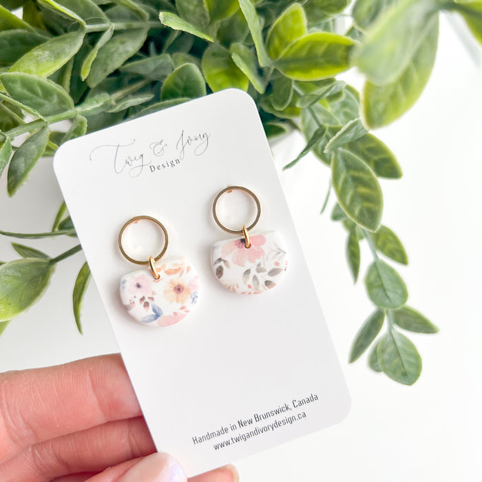 Cindy Dangle Earrings| Spring Floral