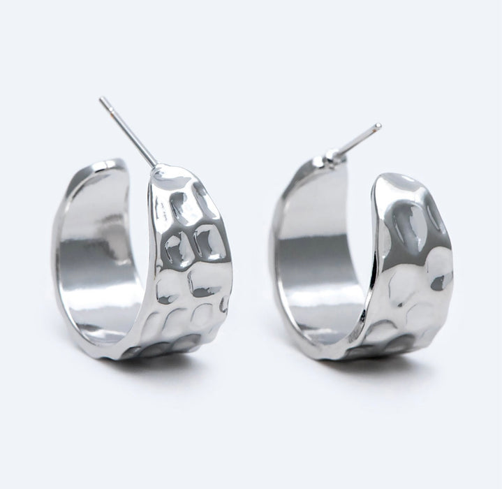 Hammered Hoops | Earring Set