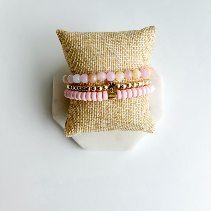 PRE-MADE “Pretty in Pink” | Bracelet Stack