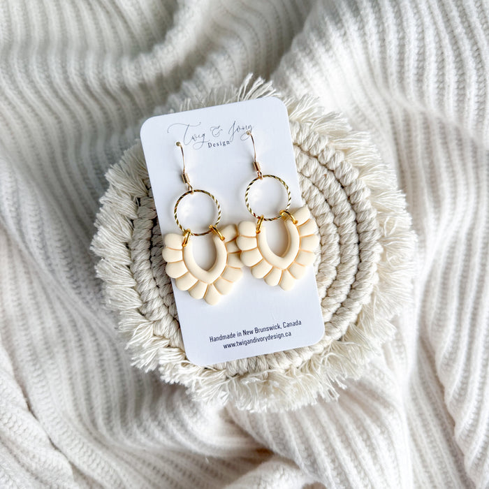 Vicki Dangle Earrings | Butter Yellow