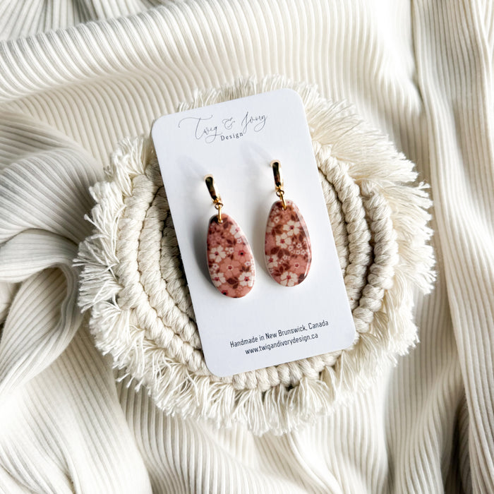 Harvest Bouquet Dangle Earrings | Resin Gloss